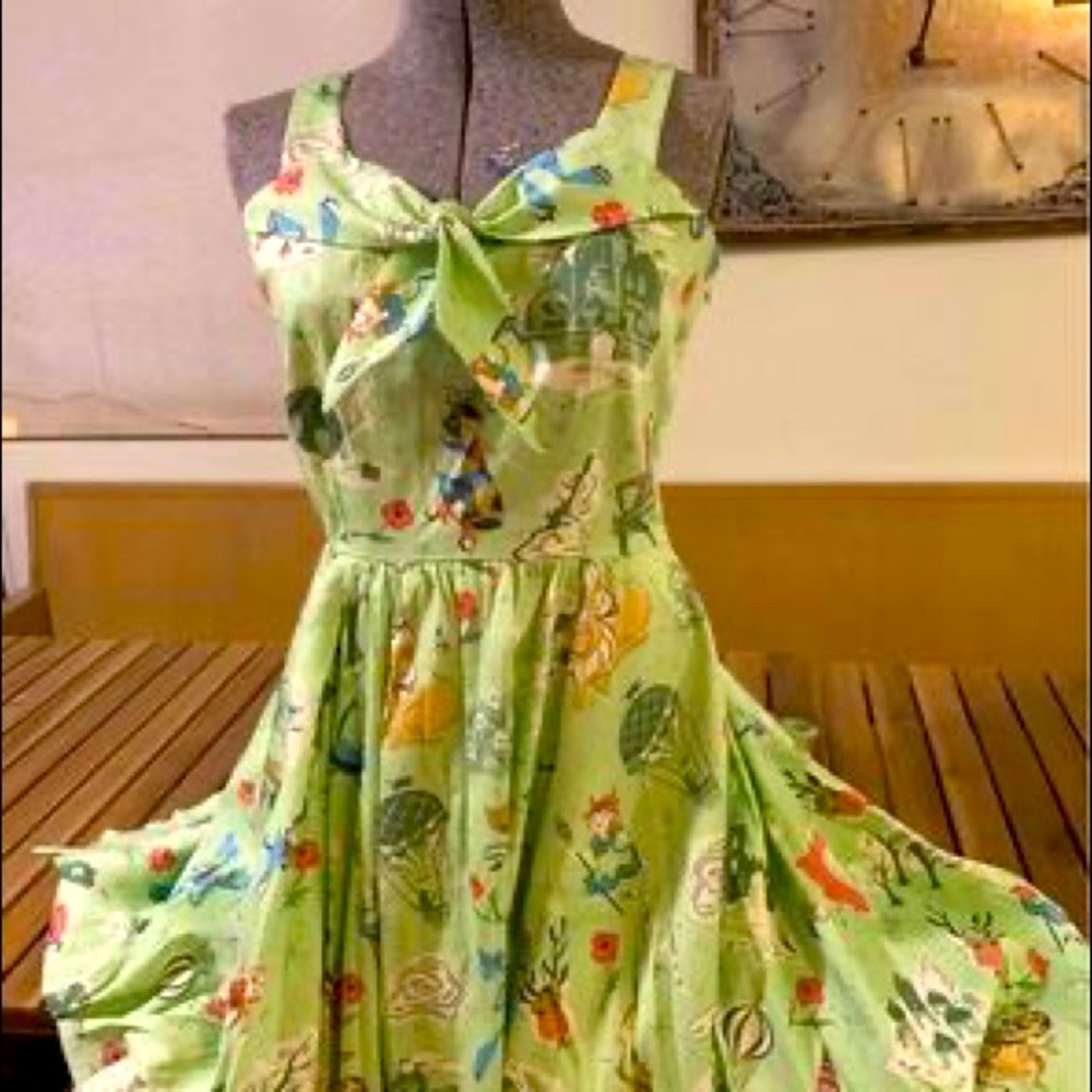L Kitschy Witch Wizard of Oz Dress